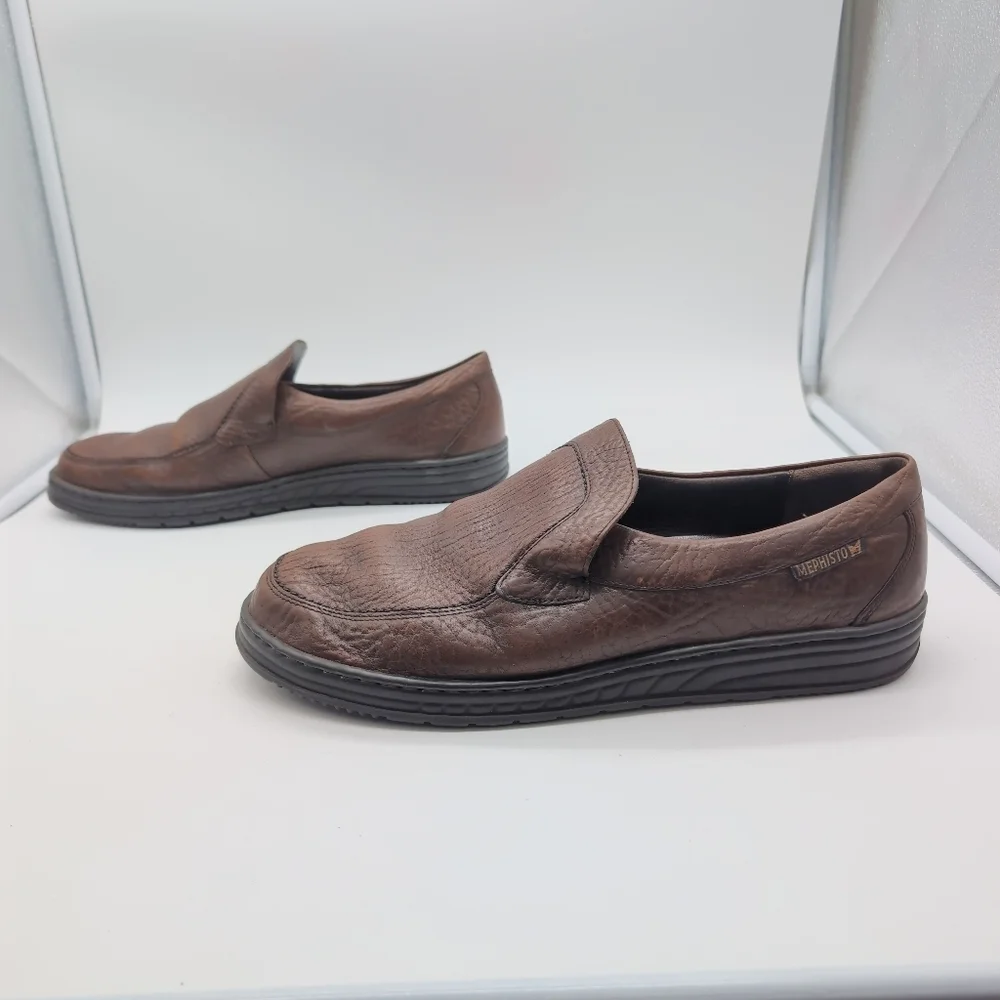 Vintage Mephisto Air Jet Sz 12 Leather Slip-On Men’s Shoe Minimal Wear